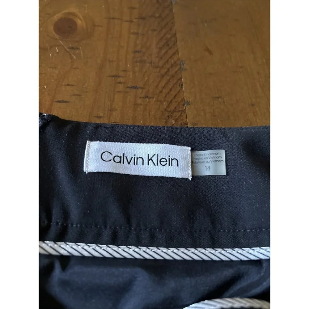 Calvin Klein Black Skirt Size 14 NWT
